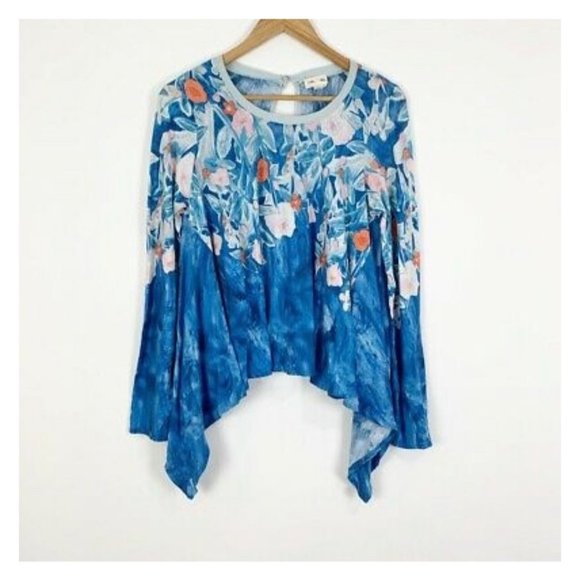 Anthropologie Blue Meadow Rue Top -- Medium - Picture 7 of 7